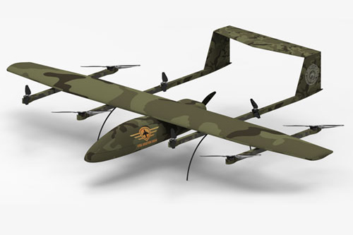 VTOL Aviation India Akshaj HNX150 military medium-lift cargo and surveillance drone VTOL Aviation India Akshaj HNX150 military medium-lift cargo and surveillance drone